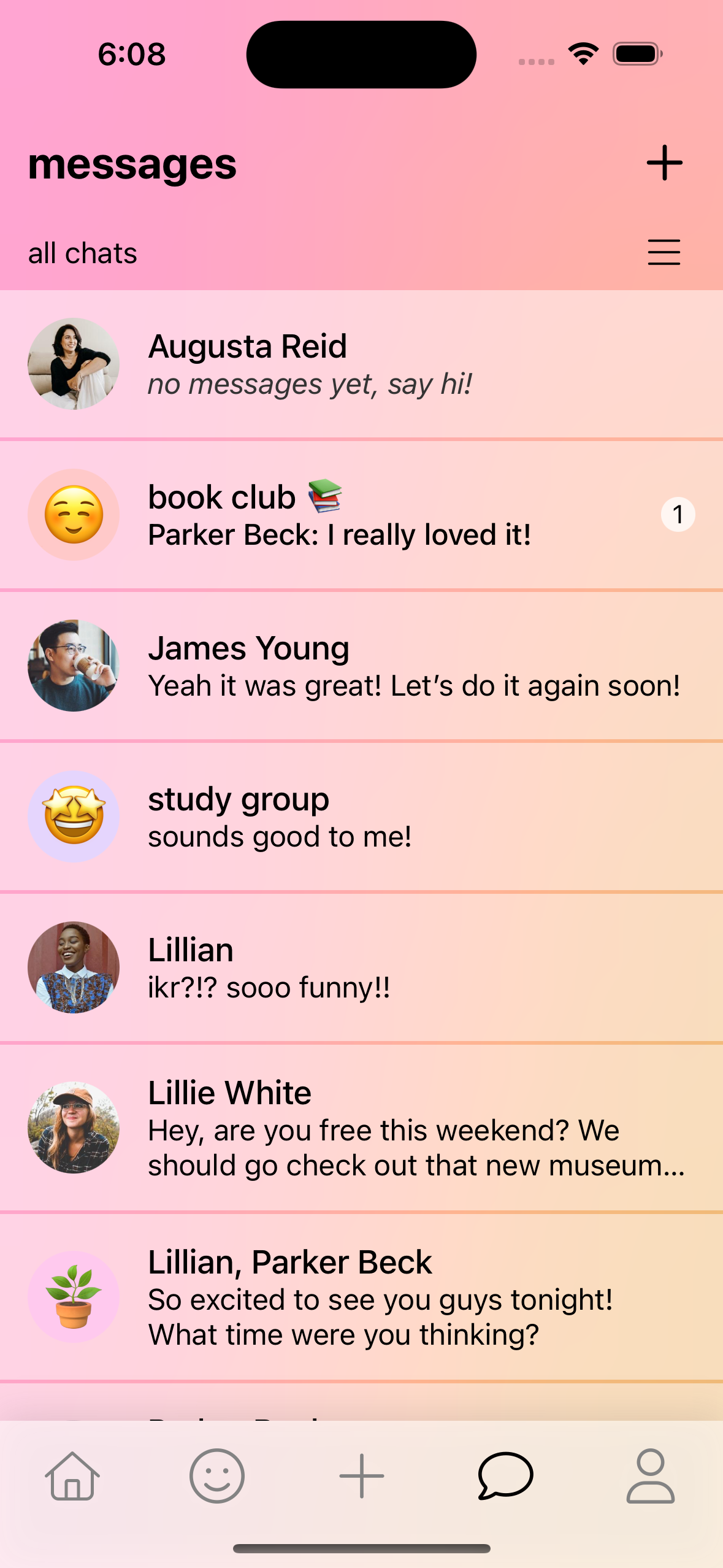 a screenshot of an inbox on mosaic